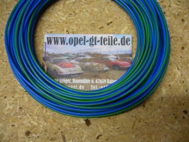 Kabel, blau-grün 1,5qmm