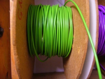 Kabel, grün 1,5qmm