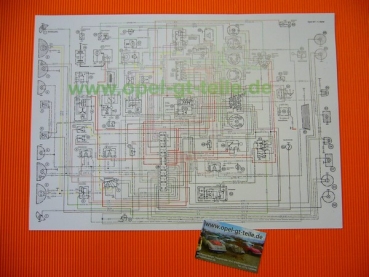 Wiring diagram 1. series, colored, DIN A3