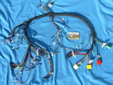 Wiring harness instruments with plugs