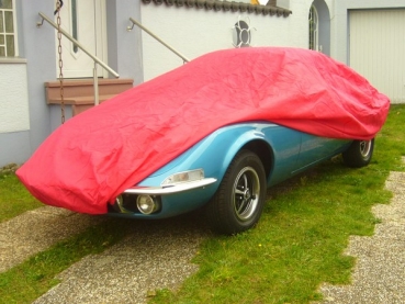 Car cover, red