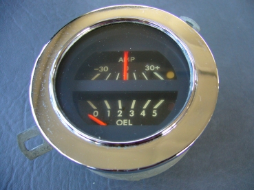 Amperemeter/oil pressure