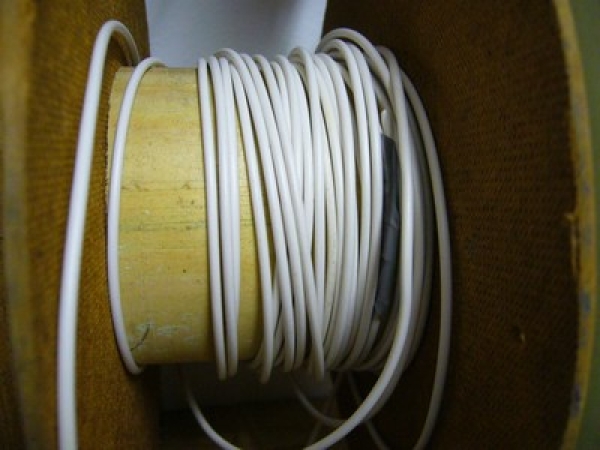 Kabel, weiß 1,5qmm