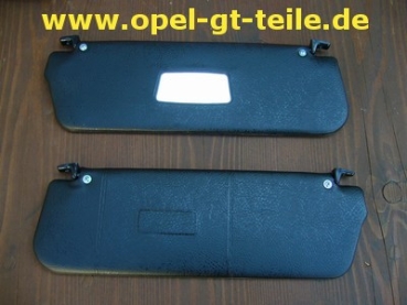 Sun visor right and left, black, new