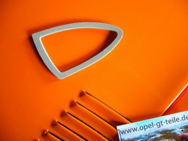 Gasket license lens to housing