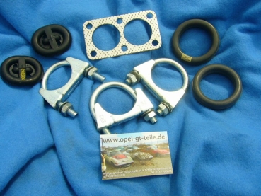 Stainless steel exhaust system, original look (small flange)