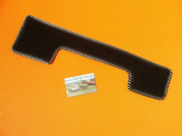 Einlage Handbremskonsole, schwarz-silber
