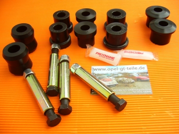 PU Buchsen Hinterachse, schwarz