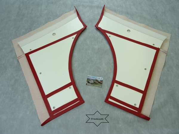 Premium Seitenverkleidungen rechts + links, rot