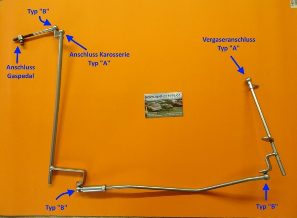 Lock spring throttle linkage