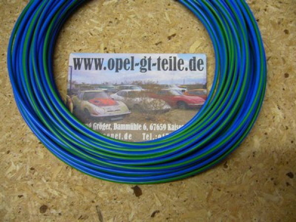 Kabel, blau-grün 1,5qmm