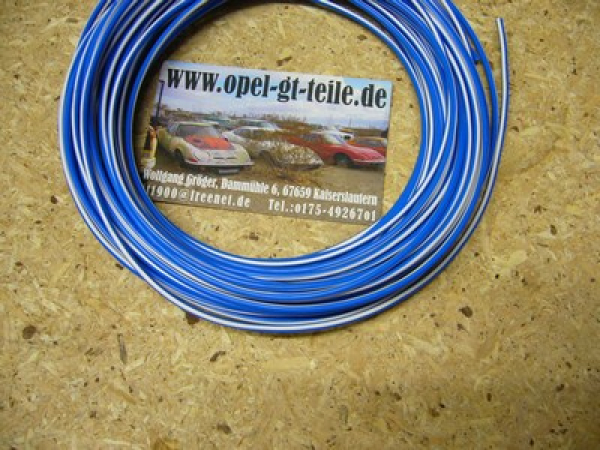 Kabel, blau-weiß 1,5qmm