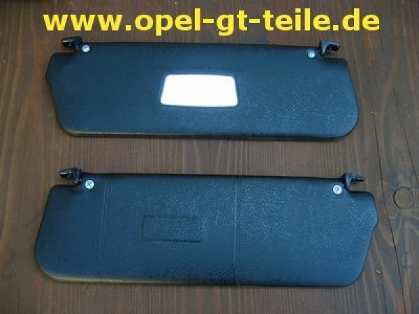 Sun visor right and left, black, new