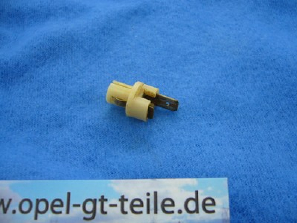 Bulb socket for warning flasher switch