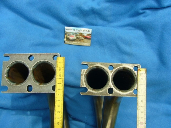 Stainless steel exhaust system, original look (small flange)
