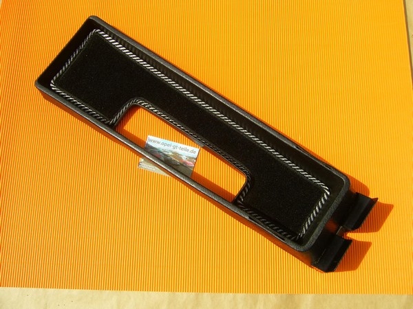 Einlage Handbremskonsole, schwarz-silber
