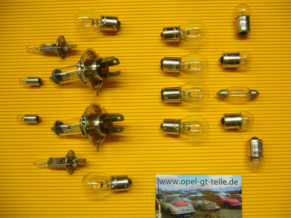 Satz Glühbirnen Aussenbeleuchtung 17 tlg.