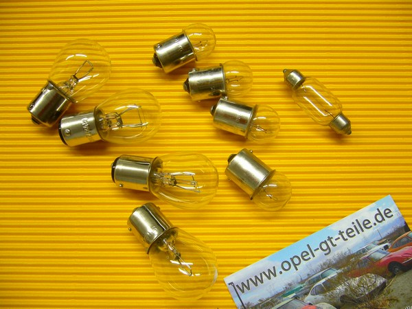 Satz Glühbirnen Heck 9 tlg.